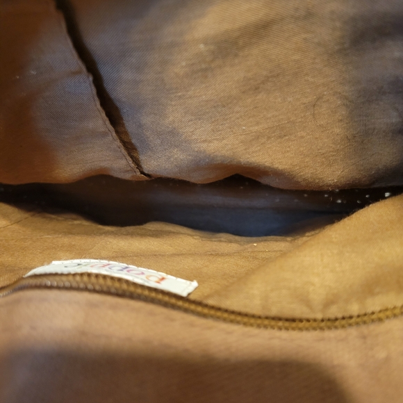 Poppie Jones Brown Woven Handbag with Beaded Handle - Picture 6 of 8